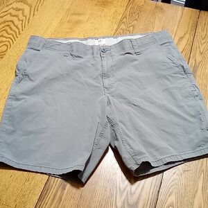 DOCKERS Shorts Mens 38 Gray Grey Used Preowned Summer Spring Vacation Bermuda?